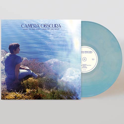 Camera Obscura - Look to the East, Look to the West - Baby Blue & White color vinyl