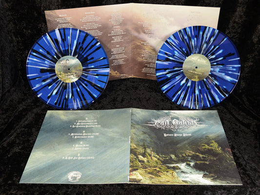 Cân Bardd - Nature Stays Silent - 2LP Blue w/ White/Black Splatter Vinyl DLP