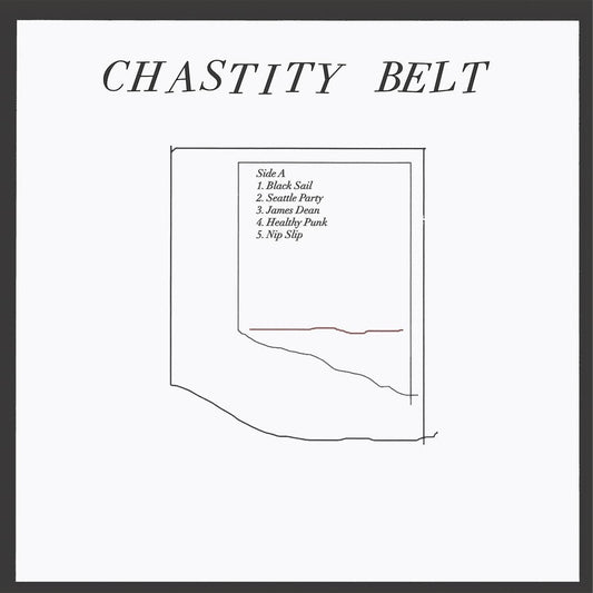 Chastity Belt - No Regerts (10th Anniversary) - Black & White Swirl Color Vinyl