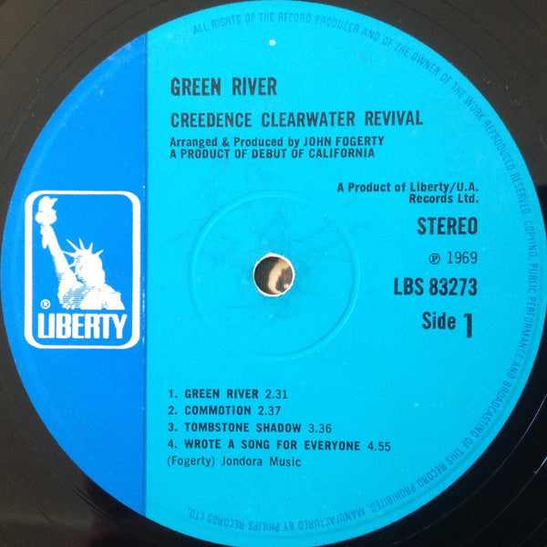 Creedence Clearwater Revival – Green River - ORIGINAL VINYL LP