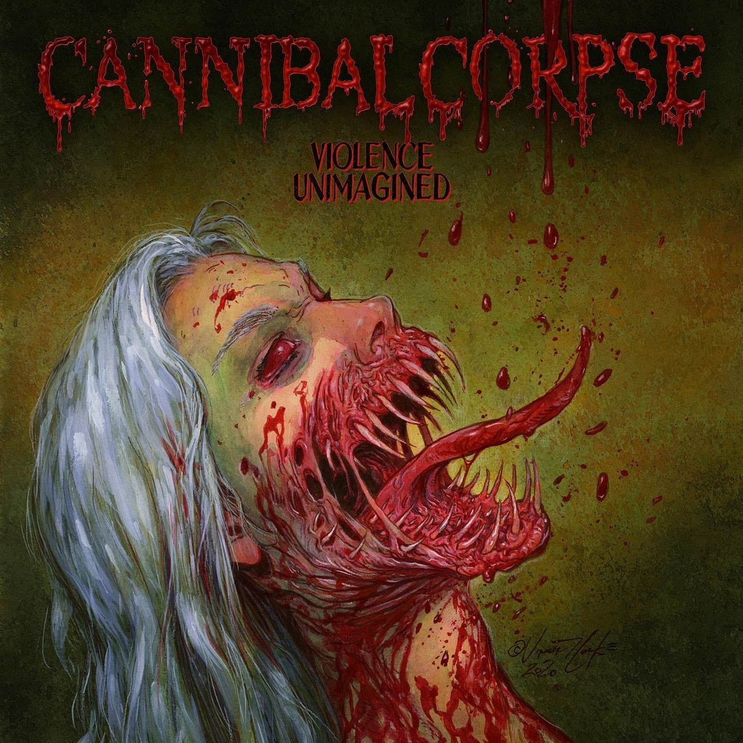 Cannibal Corpse - Violence Unimagined - Bonewhite with Red Vinyl LP