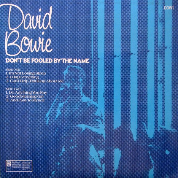 David Bowie – Don't Be Fooled By The Name - ORIGINAL 10 INCH VINYL