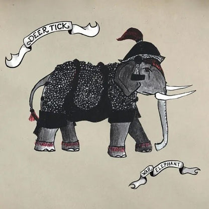 Deer Tick - War Elephant - Original Cover - Gray Color Vinyl