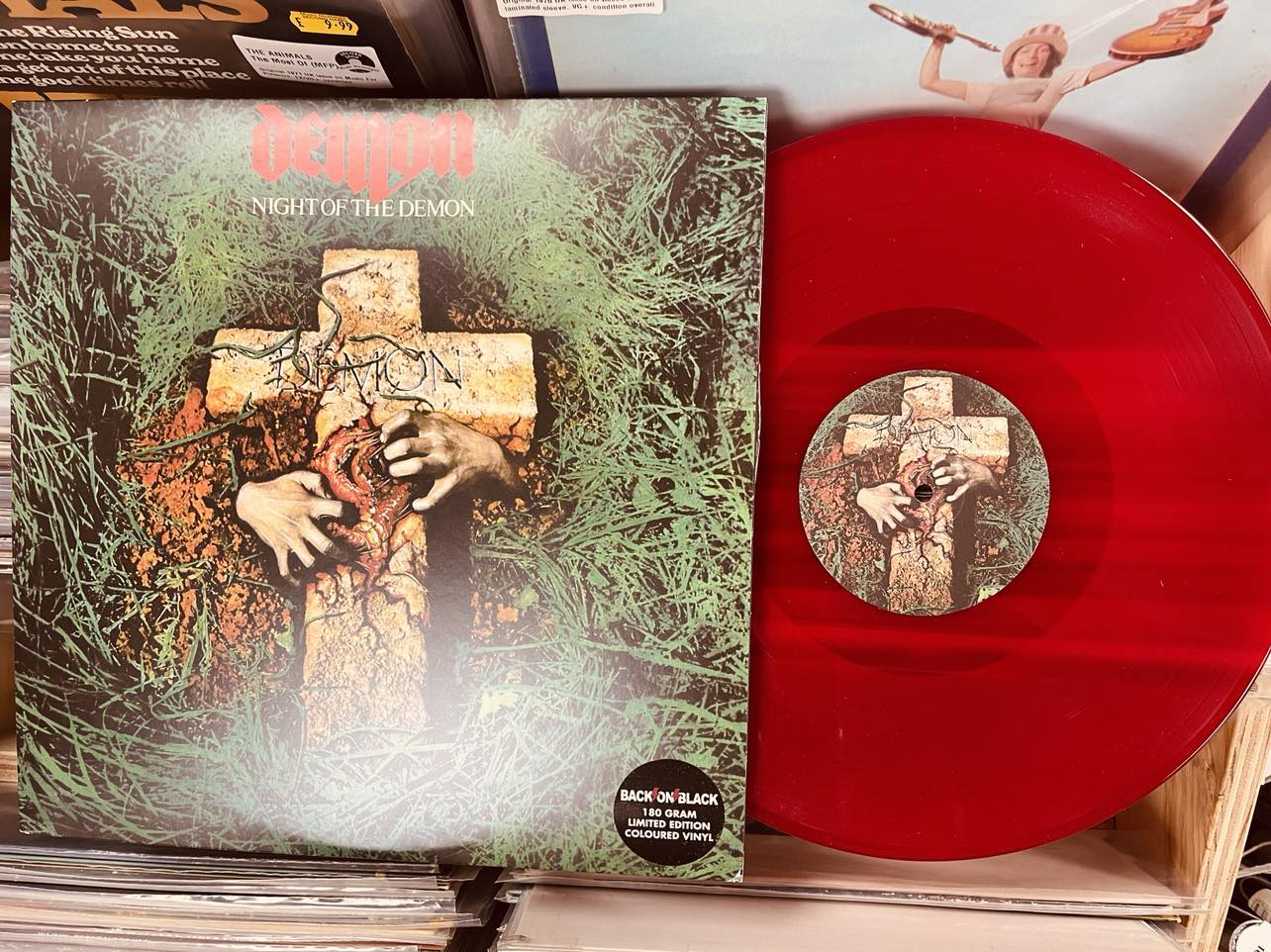 Demon – Night Of The Demon - RED COLOURED VINYL LP