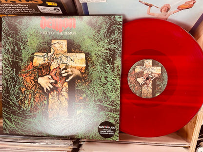 Demon – Night Of The Demon - RED COLOURED VINYL LP