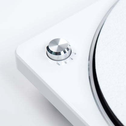 Denon: DP-400 Semi-Automatic Turntable - White (DP400WT)