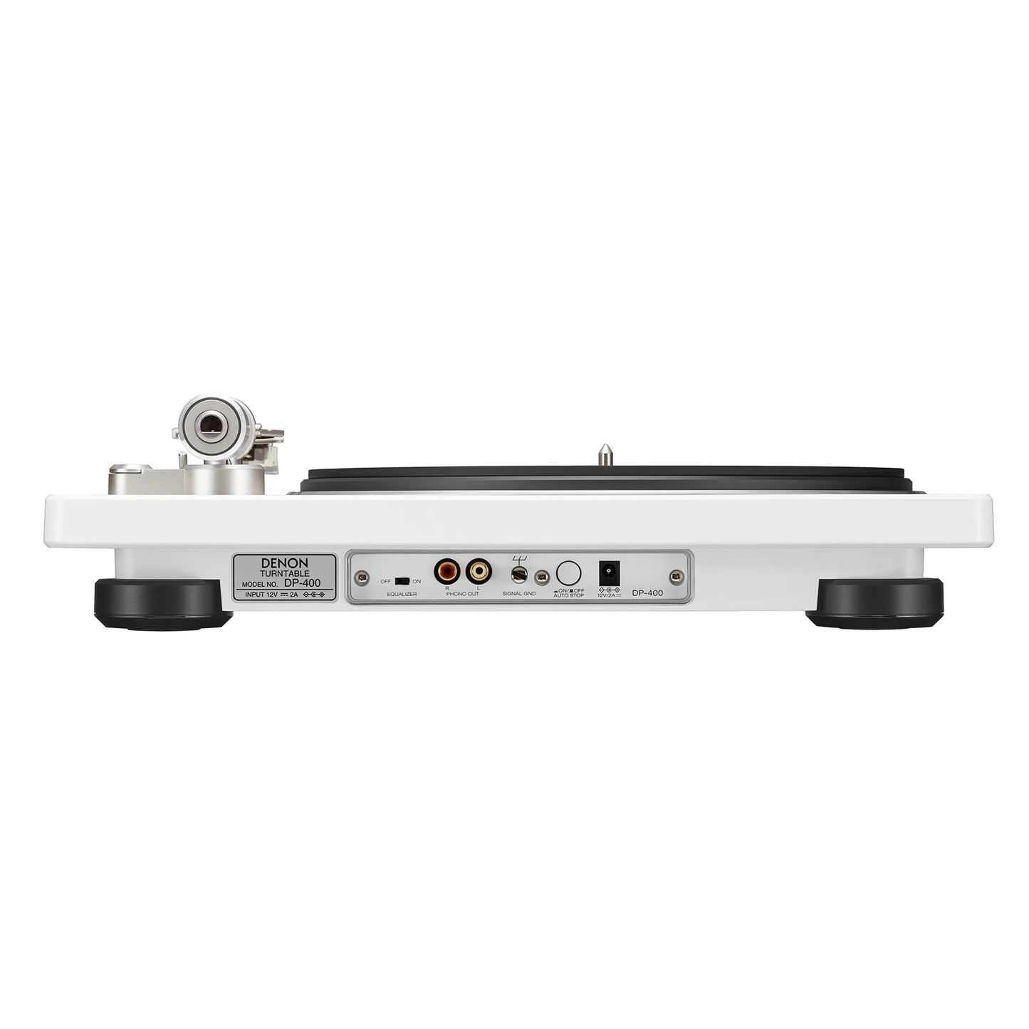 Denon: DP-400 Semi-Automatic Turntable - White (DP400WT)