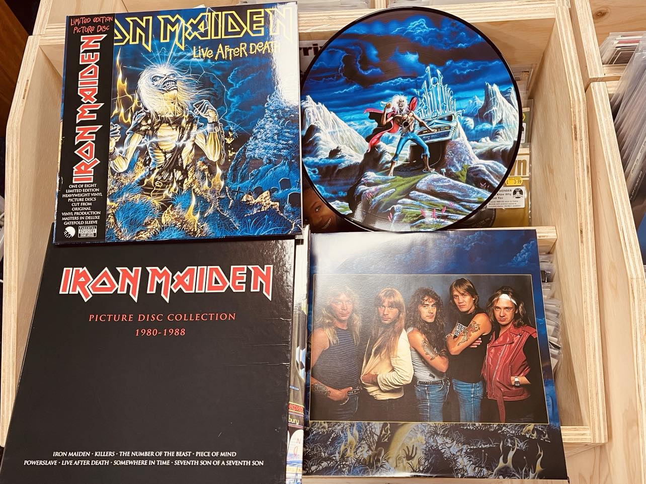 Iron Maiden ‎– Picture Disc Collection 1980-1988 - 9 x PICTURE DISC VINYL LP BOX SET