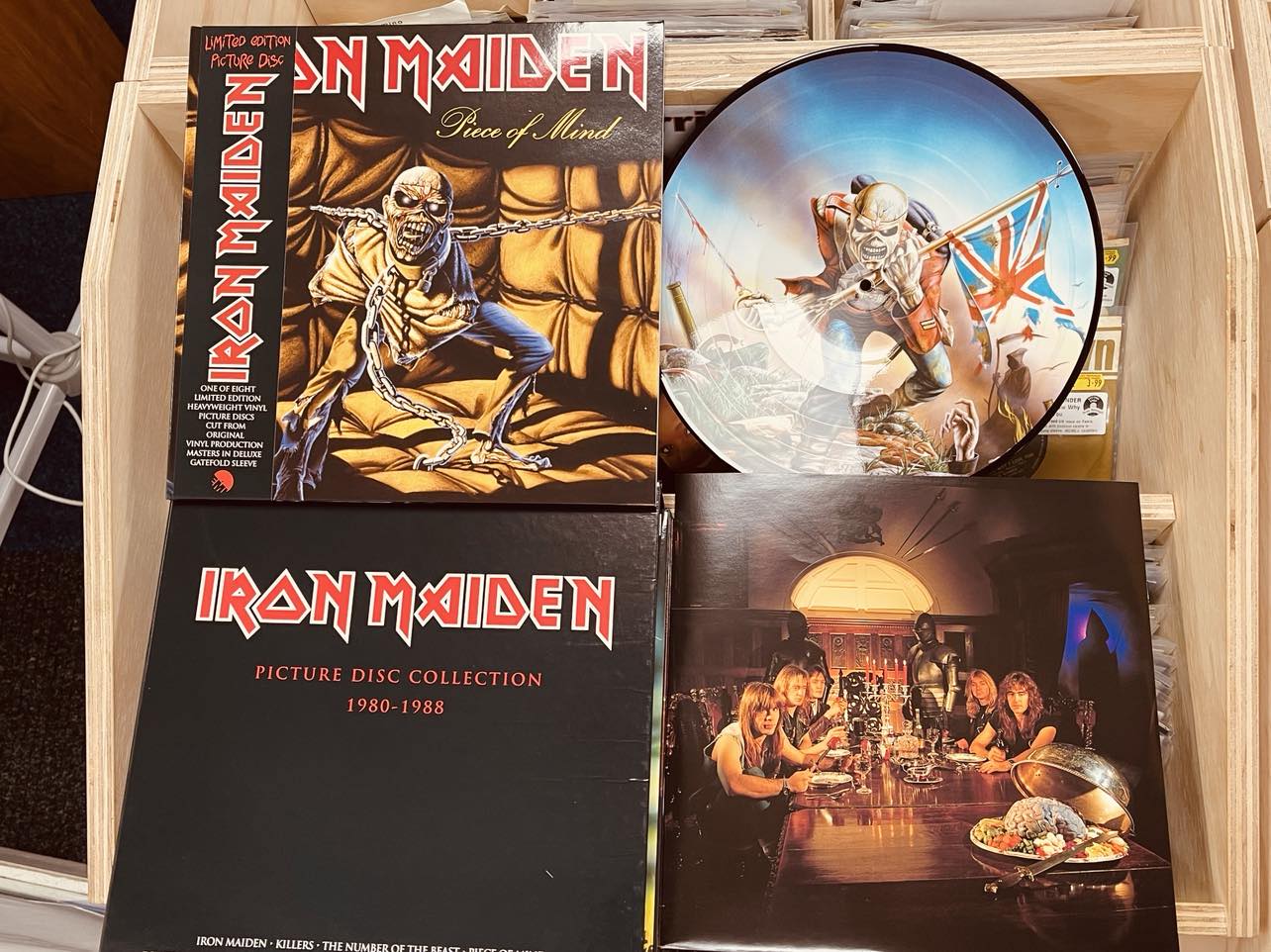 Iron Maiden ‎– Picture Disc Collection 1980-1988 - 9 x PICTURE DISC VINYL LP BOX SET