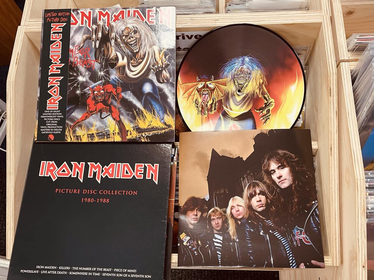 Iron Maiden ‎– Picture Disc Collection 1980-1988 - 9 x PICTURE DISC VINYL LP BOX SET