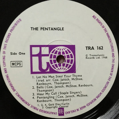 The Pentangle – The Pentangle - ORIGINAL VINYL LP