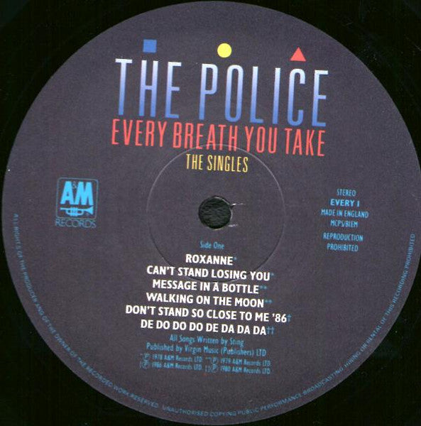 The Police – Every Breath You Take (The Singles) - ORIGINAL VINYL LP & INNER