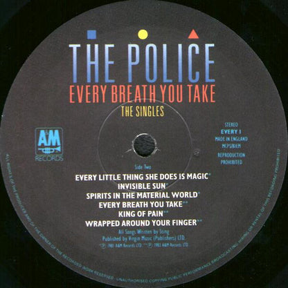 The Police – Every Breath You Take (The Singles) - ORIGINAL VINYL LP & INNER