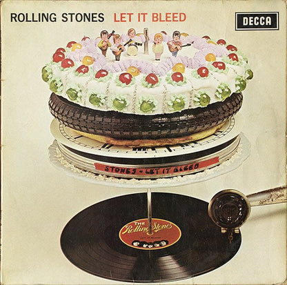 The Rolling Stones ‎– Let It Bleed - Early Issue Stereo VINYL LP with POSTER