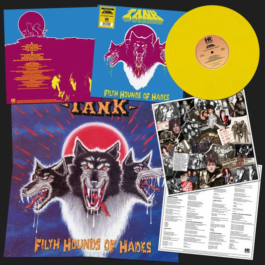 TANK - Filth Hounds of Hades - Yellow Vinyl LP