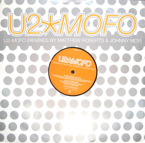 U2 ‎– Mofo - PROMO Only Issue VINYL 12" in Custom Die Cut Cover