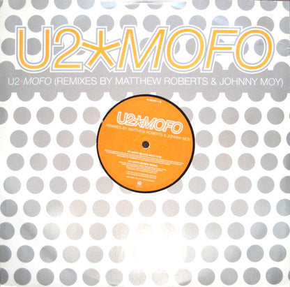 U2 ‎– Mofo - PROMO Only Issue VINYL 12" in Custom Die Cut Cover