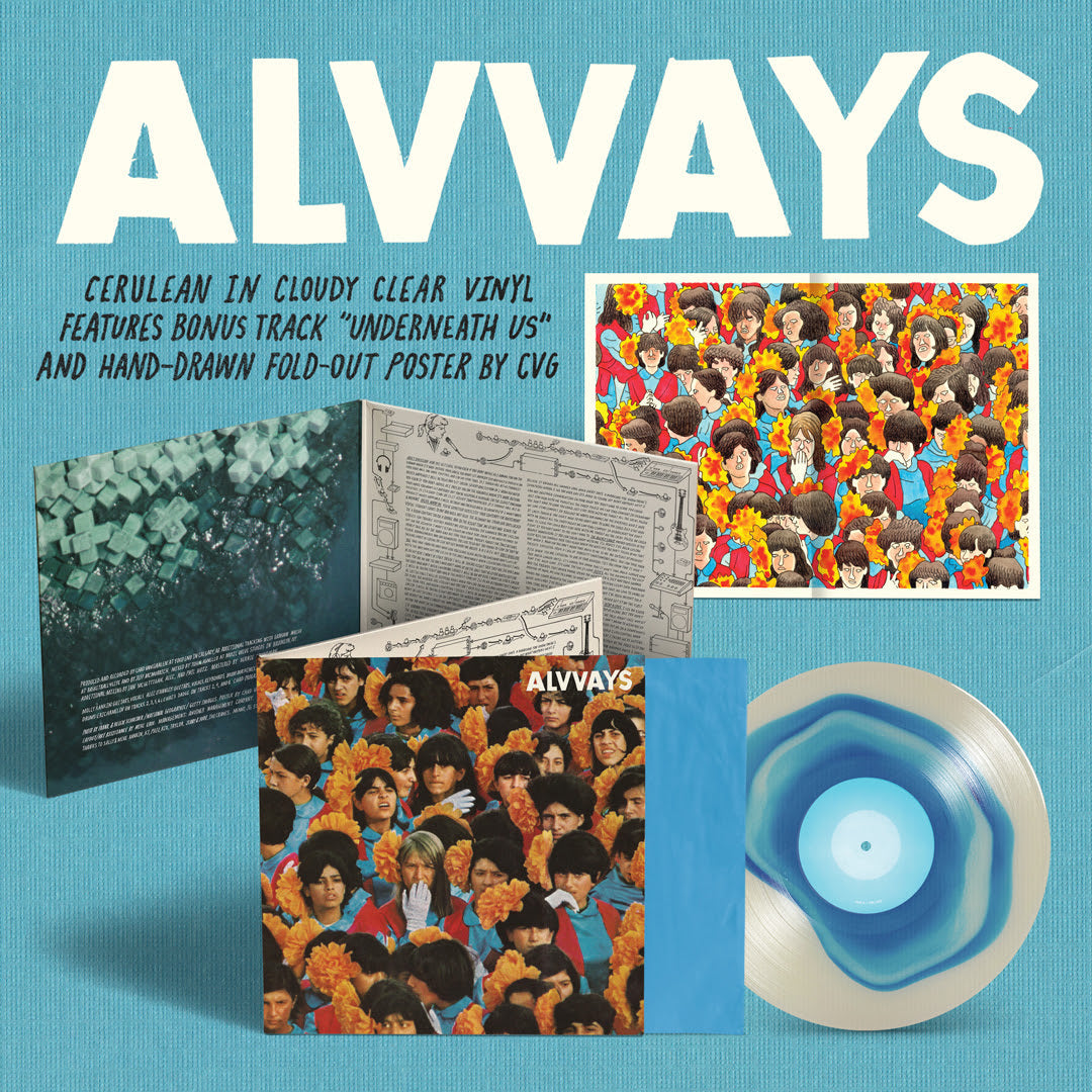 Alvvays - Alvvays (10th Anniversary) - Cerulean in Cloudy Clear Color Vinyl Record