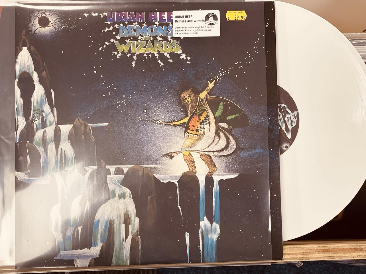 Uriah Heep – Demons And Wizards - 2 x WHITE COLOURED VINYL LP SET