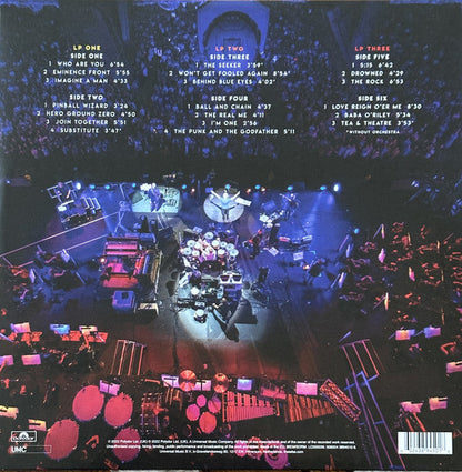 The Who – With Orchestra, Live At Wembley -  3 x 180 GRAM VINYL LP SET